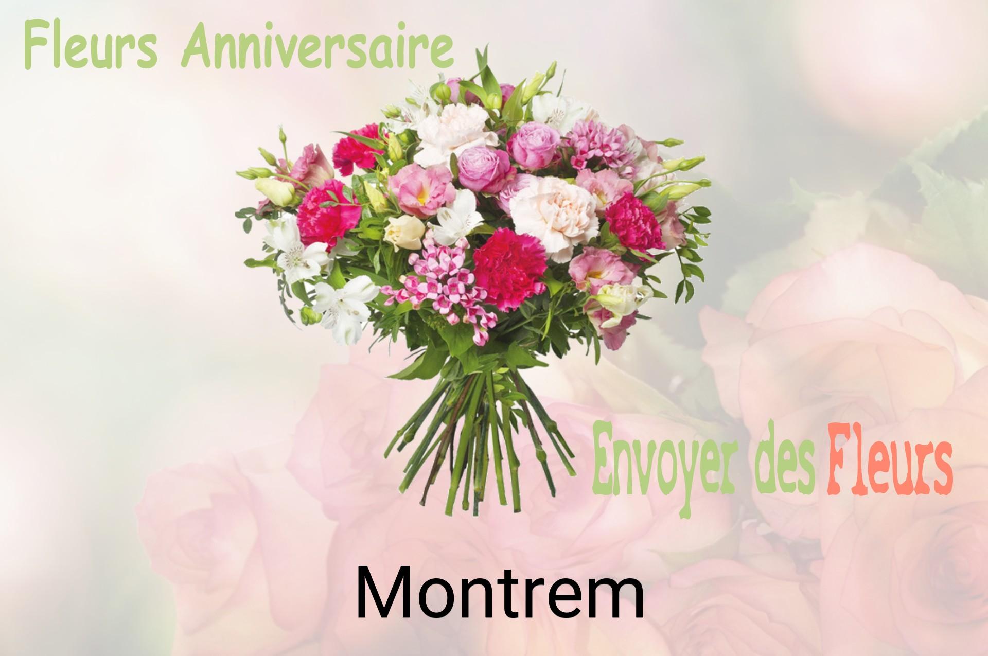 Bouquet de fleurs d’anniversaire livré à Montrem
