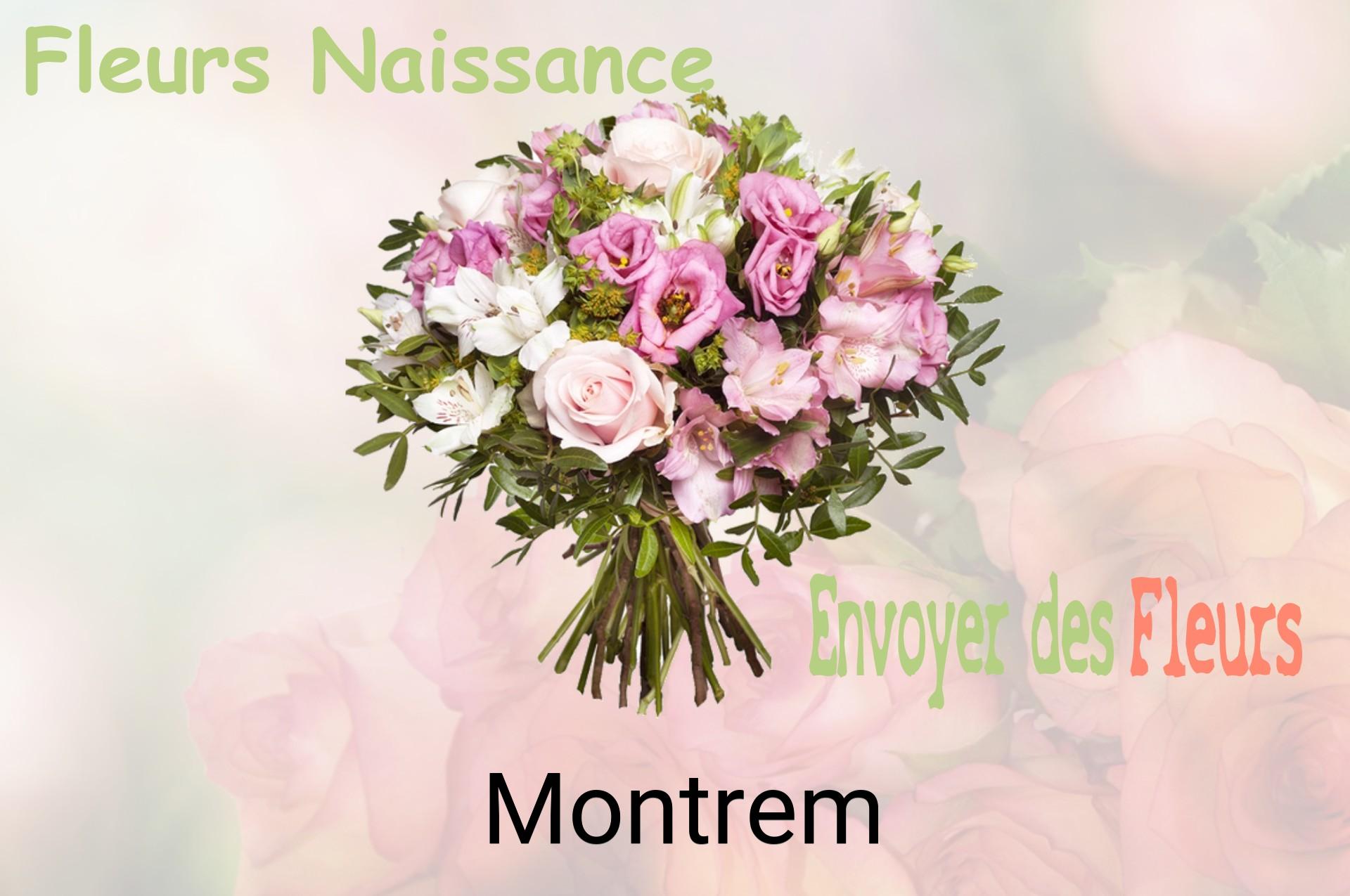 Bouquet de fleurs de naissance livré à Montrem