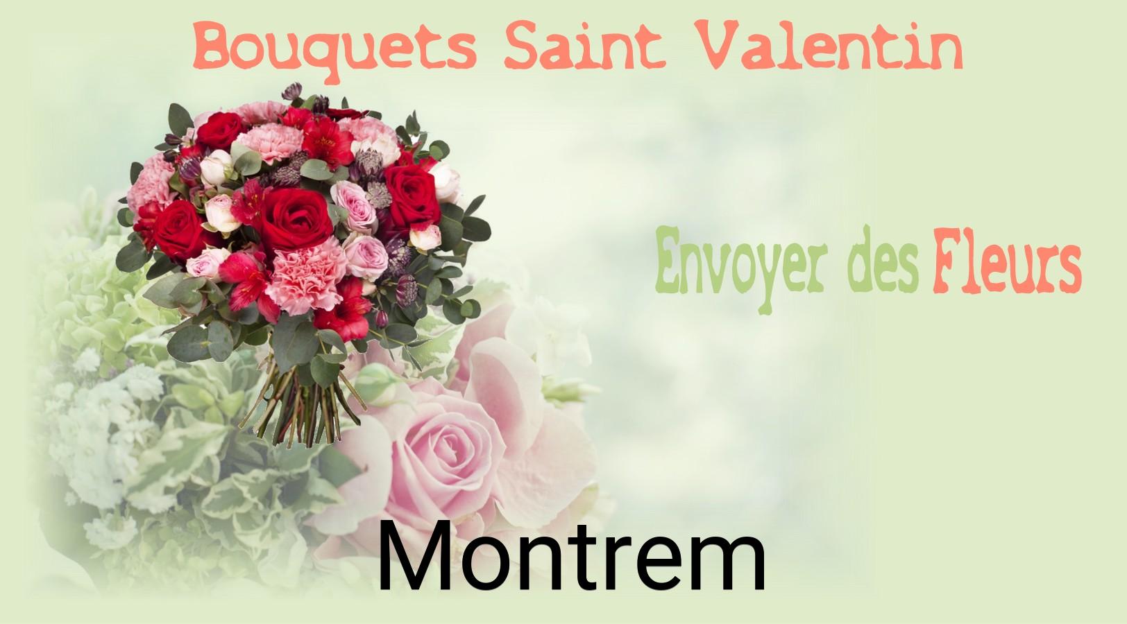 Roses de Saint-Valentin livrées à Montrem